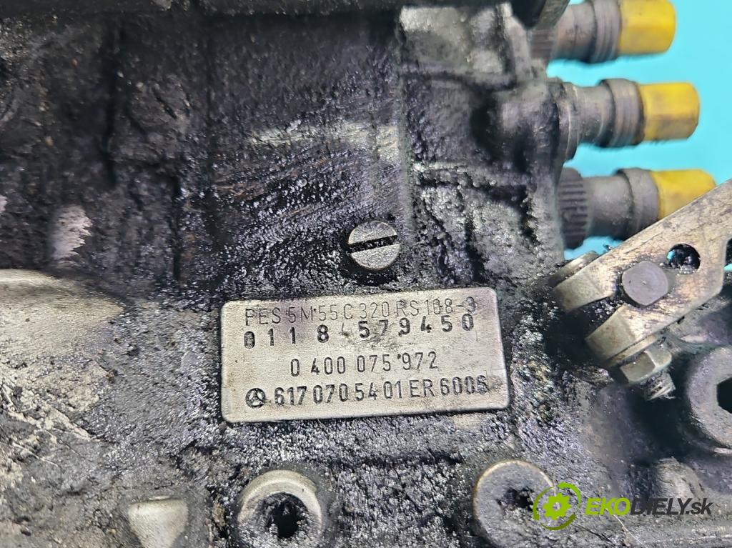 Mercedes KACZKA T1 W601 2.4d 88 hp manual 65 kW 2350 cm3 5- čerpadlo vstřikovací 0400075972 (Vstřikovací čerpadlo)