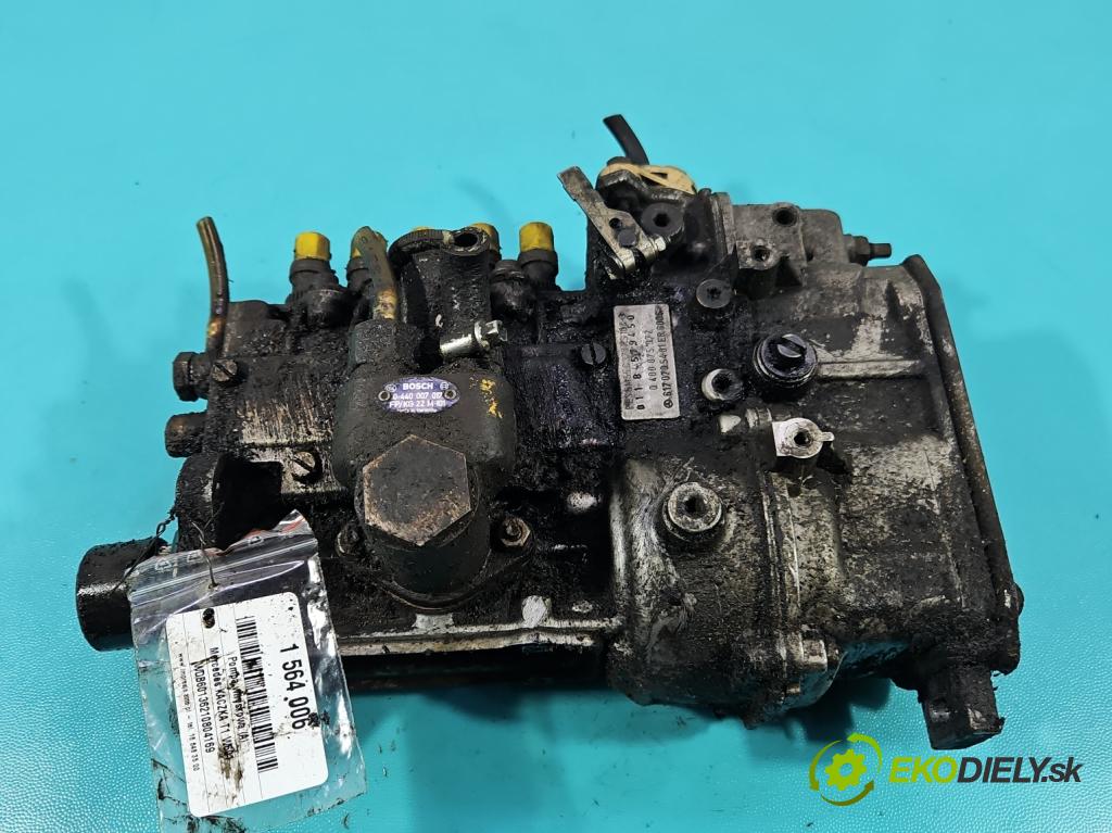 Mercedes KACZKA T1 W601 2.4d 88 hp manual 65 kW 2350 cm3 5- čerpadlo vstřikovací 0400075972 (Vstřikovací čerpadlo)