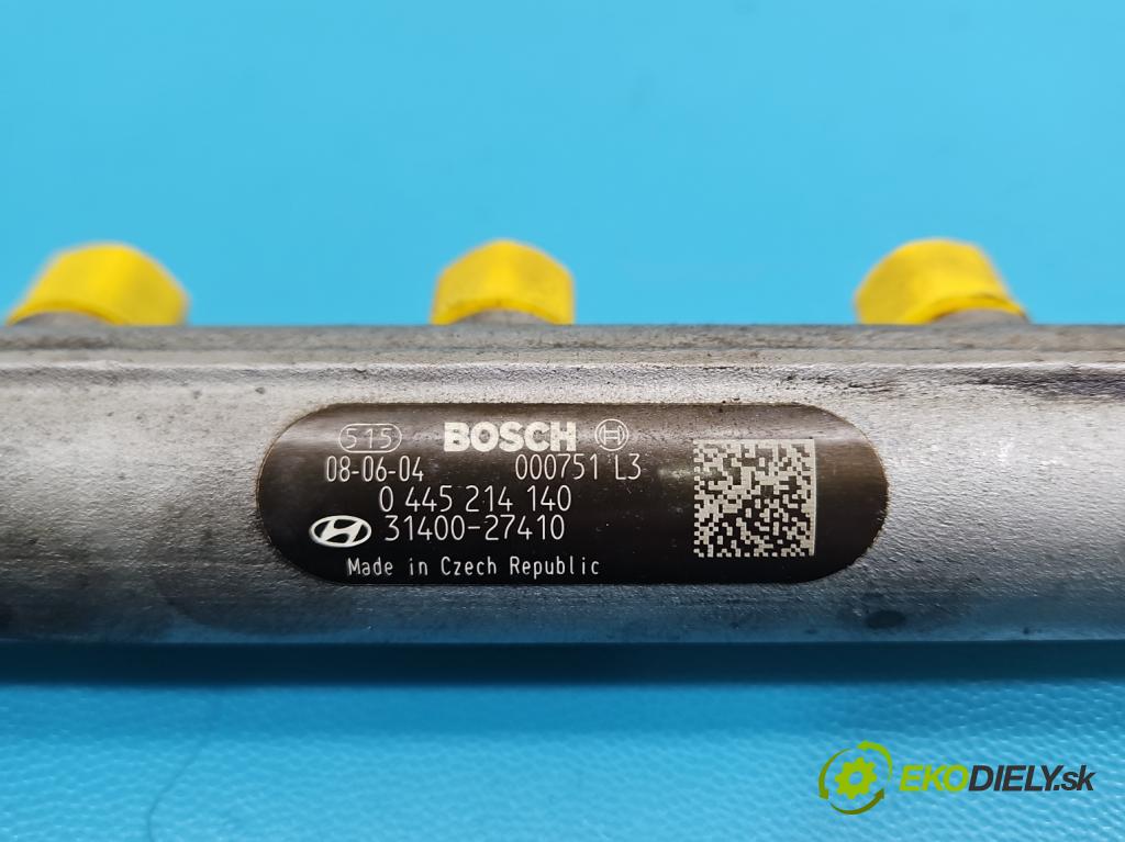 Kia Ceed I 2006-2012 2.0 crdi 140 hp manual 103 kW 1991 cm3 5- lišta vstřikovací 0445214140 (Vstřikovací lišta)