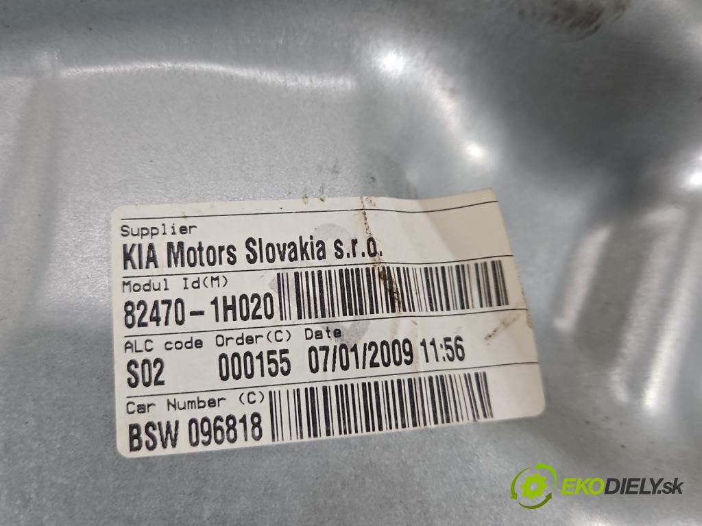 Kia Ceed I 2006-2012 2.0 crdi 140 HP manual 103 kW 1991 cm3 5- mechanizmus okna predné ľavý 402055D