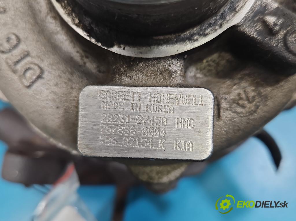 Kia Ceed I 2006-2012 2.0 crdi 140 hp manual 103 kW 1991 cm3 5- Turbodmychadlo 757886-4 (Kompletní turbodmychadlo)