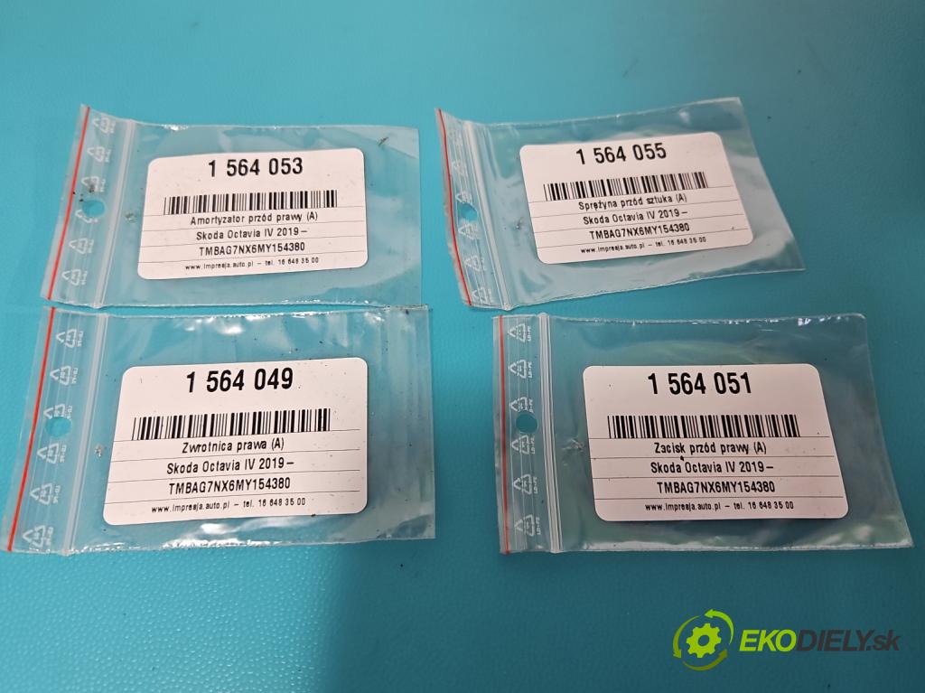 Skoda Octavia IV 2019- 2.0 TDI 116 HP manual 85 kW 1968 cm3 5- brzdič predné pravý  (Kľučka dverí ostatné)