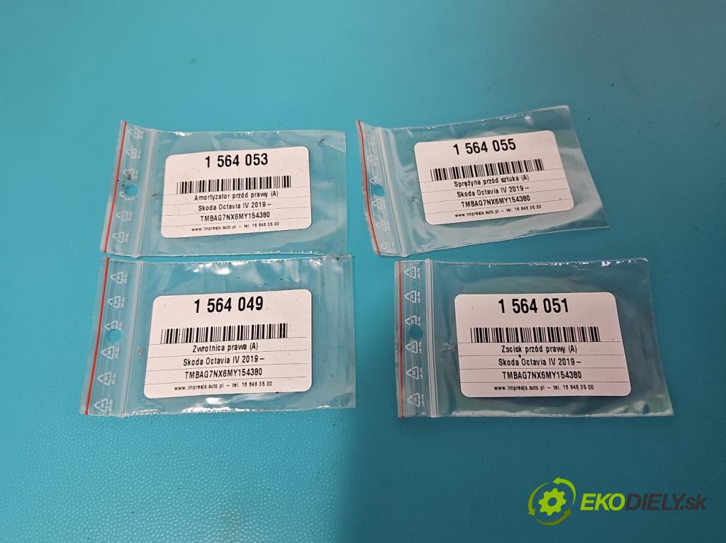 Skoda Octavia IV 2019- 2.0 TDI 116 HP manual 85 kW 1968 cm3 5- tlmič predné pravý 22-232342 (Kľučka dverí ostatné)