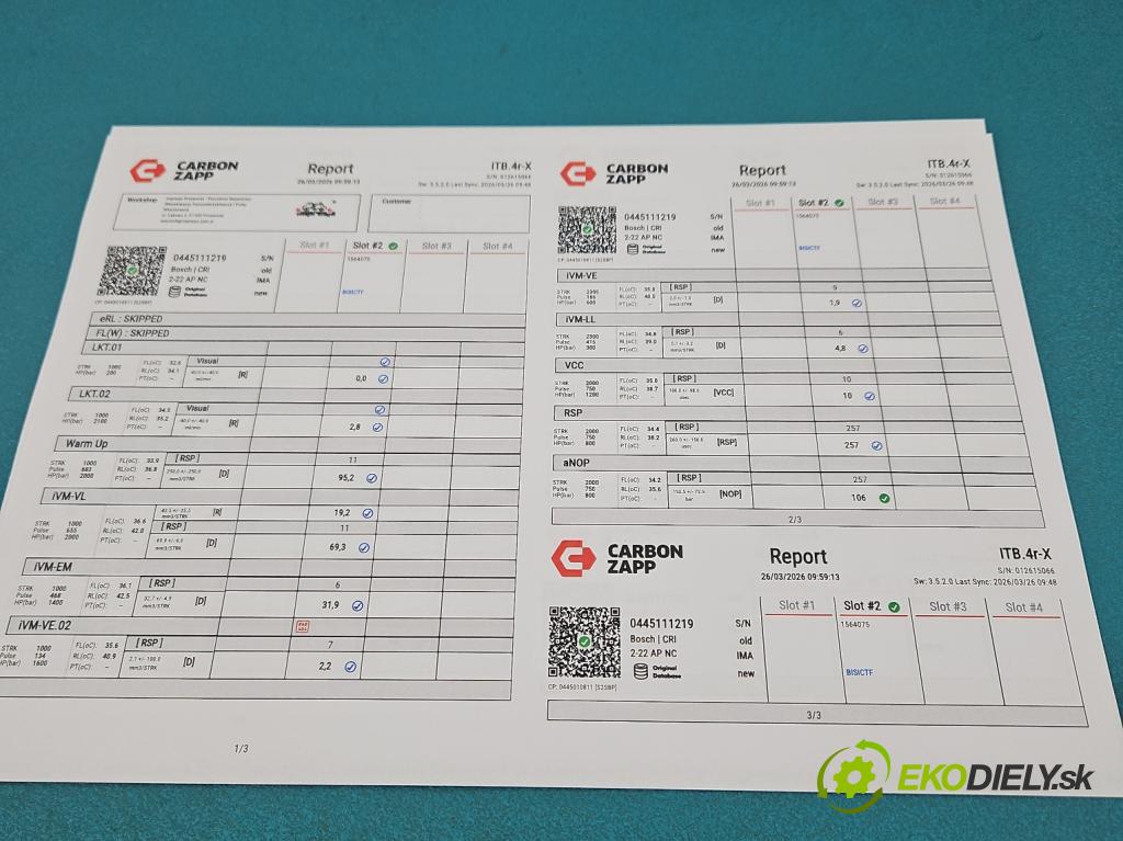 Skoda Superb IV 2023- 2.0 TDI 150 hp automatic 110 kW 1968 cm3 5- vstřikovač 0445111219 (Vstřikovač paliva)