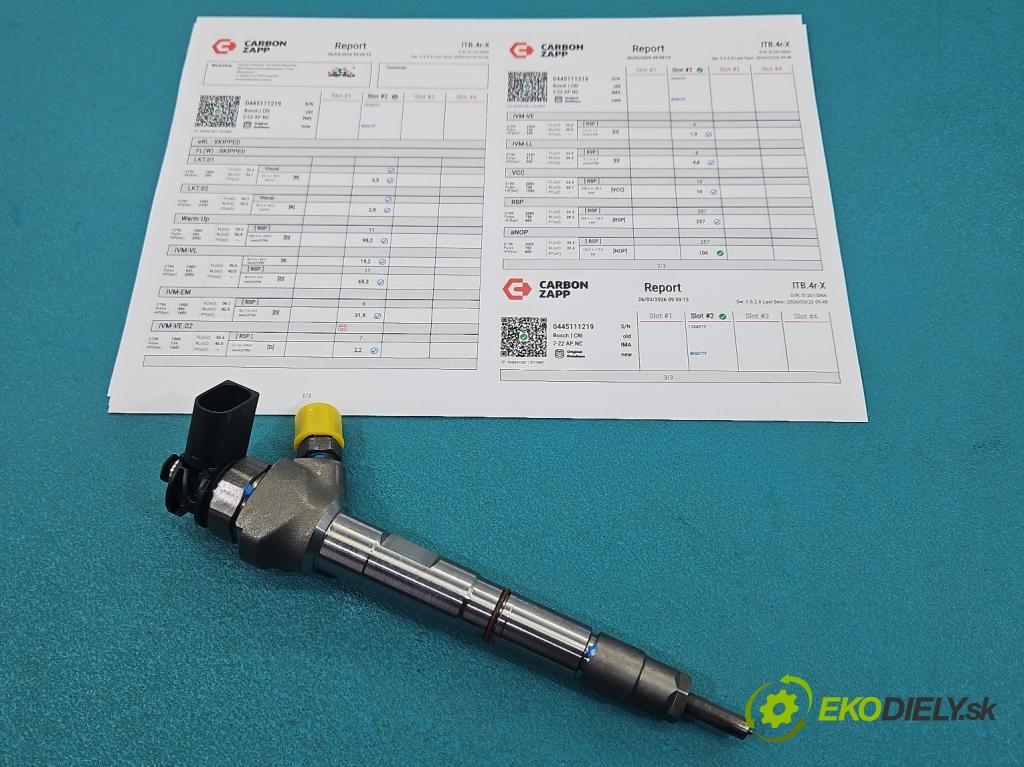 Skoda Superb IV 2023- 2.0 TDI 150 hp automatic 110 kW 1968 cm3 5- vstřikovač 0445111219 (Vstřikovač paliva)