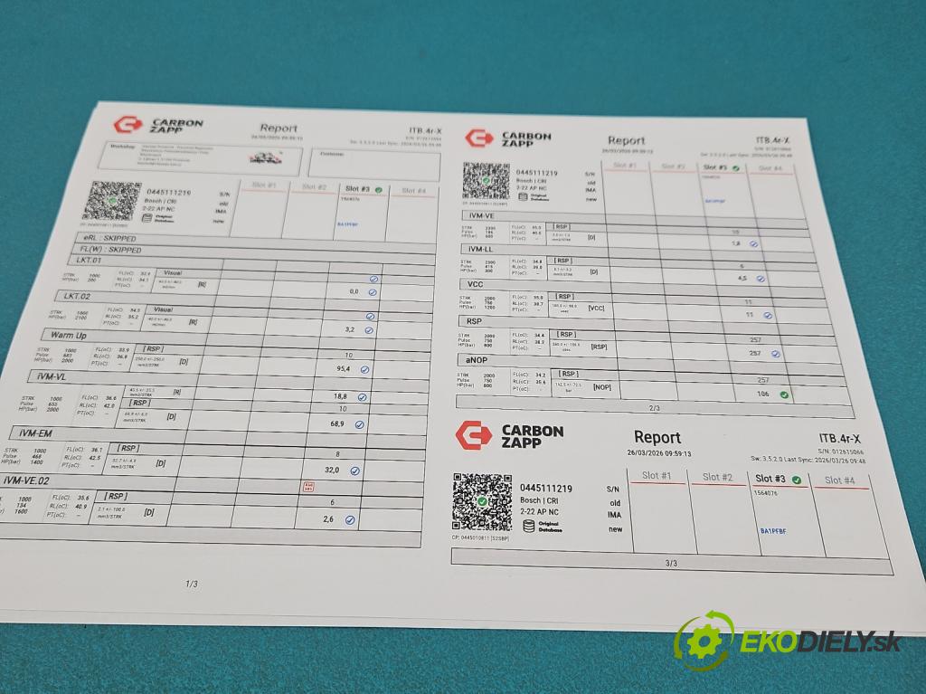 Skoda Superb IV 2023- 2.0 TDI 150 hp automatic 110 kW 1968 cm3 5- vstřikovač 0445111219 (Vstřikovač paliva)