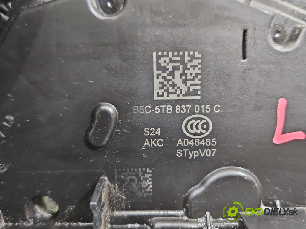 Skoda Octavia IV 2019- 2.0 TDI 116 hp manual 85 kW 1968 cm3 5- zámek přední levý 5TB837015C