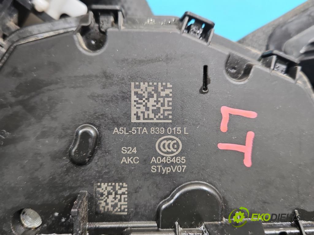 Skoda Octavia IV 2019- 2.0 TDI 116 HP manual 85 kW 1968 cm3 5- zámok zadné ľavý 5TA839015L