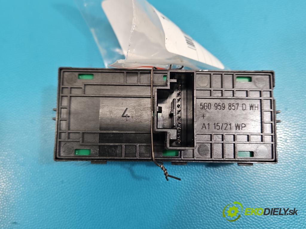 Skoda Octavia IV 2019- 2.0 TDI 116 HP manual 85 kW 1968 cm3 5- prepínač okien spätných zrkadiel 5G0959857D