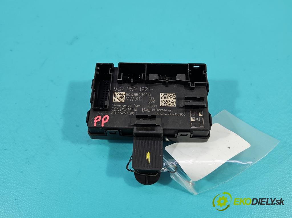 Skoda Octavia IV 2019- 2.0 TDI 116 HP manual 85 kW 1968 cm3 5- riadiaca jednotka ostatné 5Q4959392H