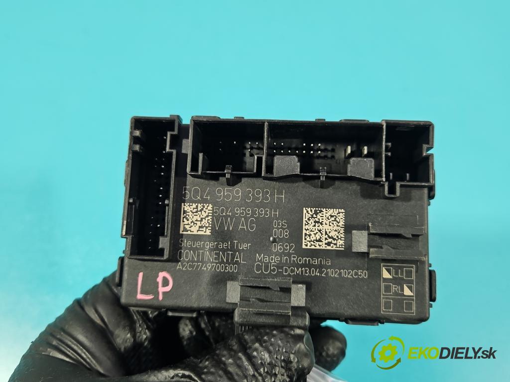 Skoda Octavia IV 2019- 2.0 TDI 116 HP manual 85 kW 1968 cm3 5- riadiaca jednotka ostatné 5Q4959393H