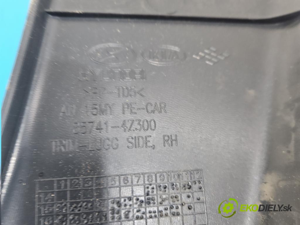 Hyundai Santa Fe III 2012–2018 2.4 GDI 190 HP automatic 140 kW 2359 cm3 5- Čalounictví: kufra: pravé 85741-4Z300