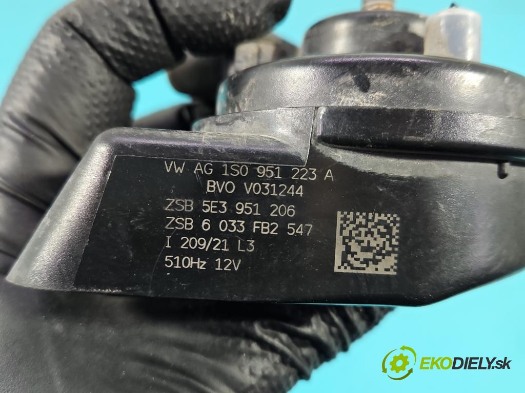 Skoda Octavia IV 2019- 2.0 TDI 116 hp manual 85 kW 1968 cm3 5- Klakson: 1S0951223A