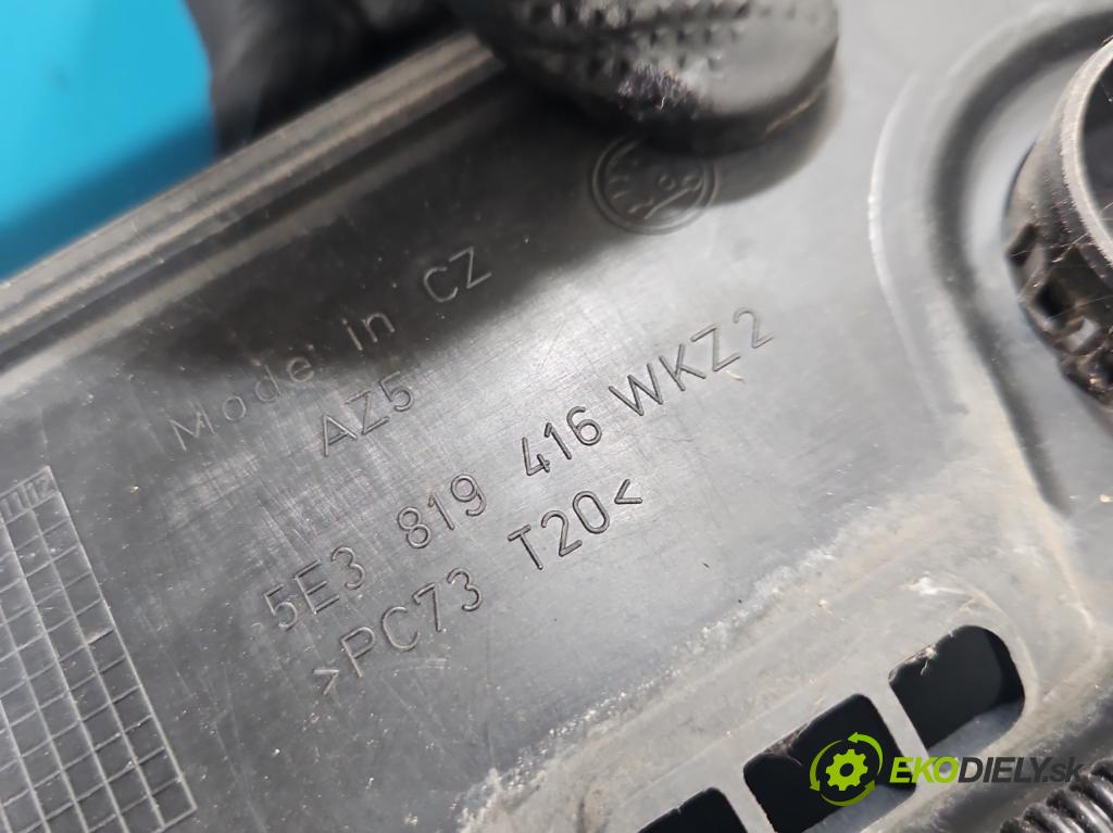 Skoda Octavia IV 2019- 2.0 TDI 116 hp manual 85 kW 1968 cm3 5- torpédo 5E3819416 (Plast pod čelním sklem)
