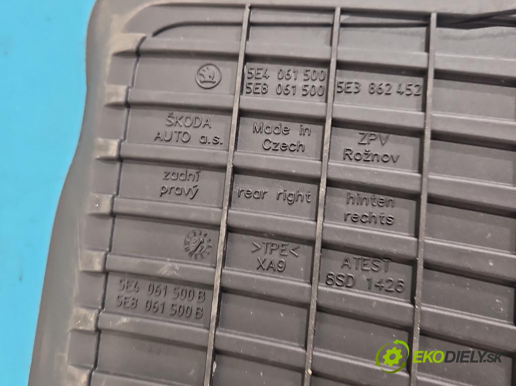 Skoda Octavia IV 2019- 2.0 TDI 116 HP manual 85 kW 1968 cm3 5- Koberce: