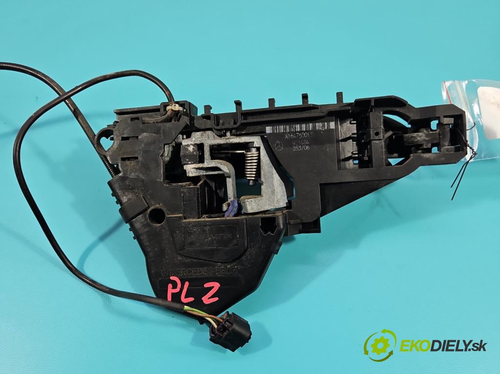 Mercedes ML W164 2005-2011 3.0 CDI V6 224 hp automatic 165 kW 2987 cm3 5- klika přední levé A1647600134 (Vnější přední levá klika dveří)
