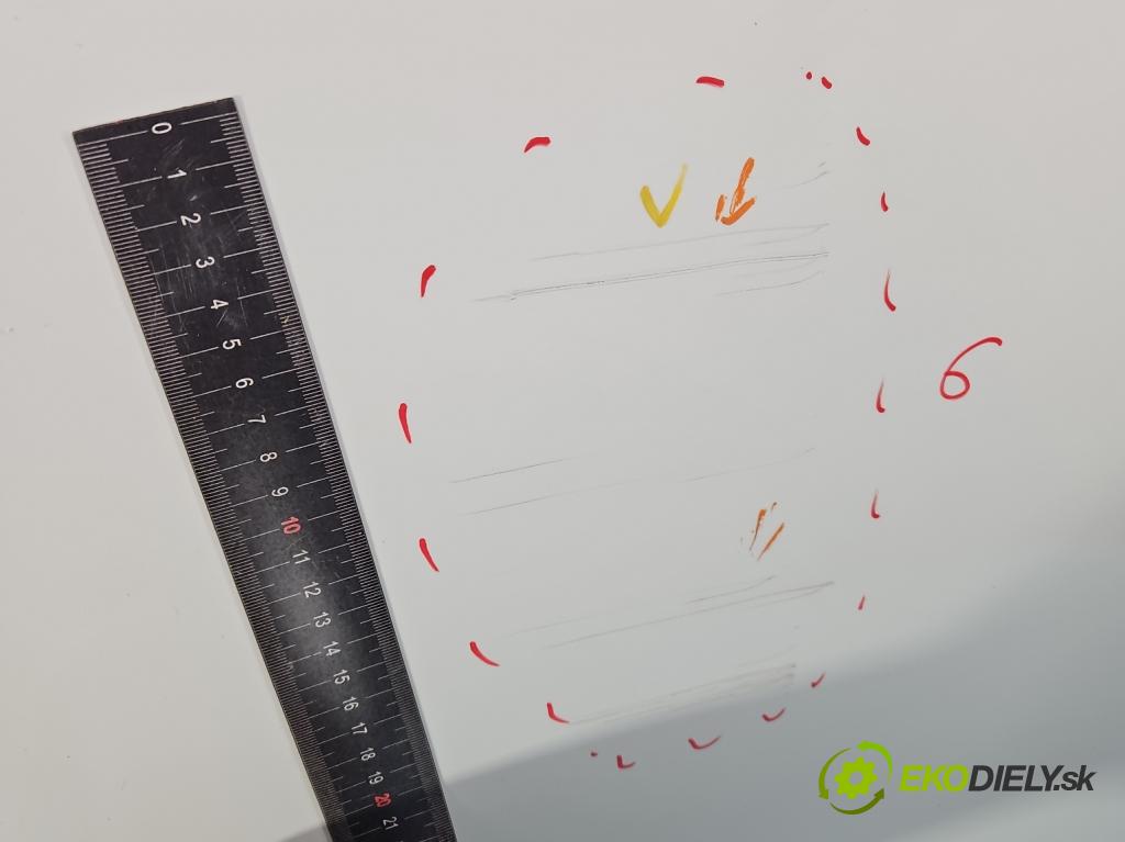 Fiat Bravo II 2007-2014 1.4 T 120 hp manual 88 kW 1368 cm3 5- dveře zadní levé  (Klika dveří ostatní)