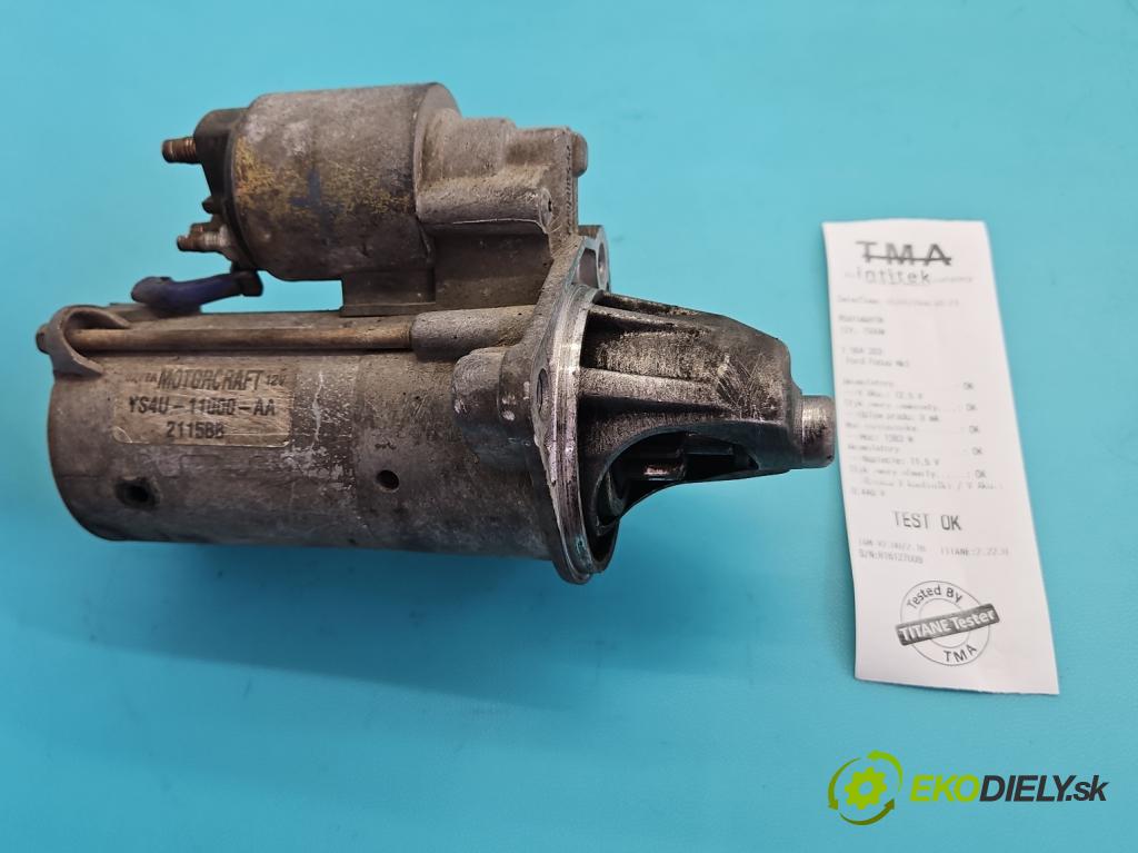 Ford Focus Mk1 1998-2004 1.4 16V 75 hp manual 55 kW 1388 cm3 5- startér: YS4U-11000-AA (Startér)