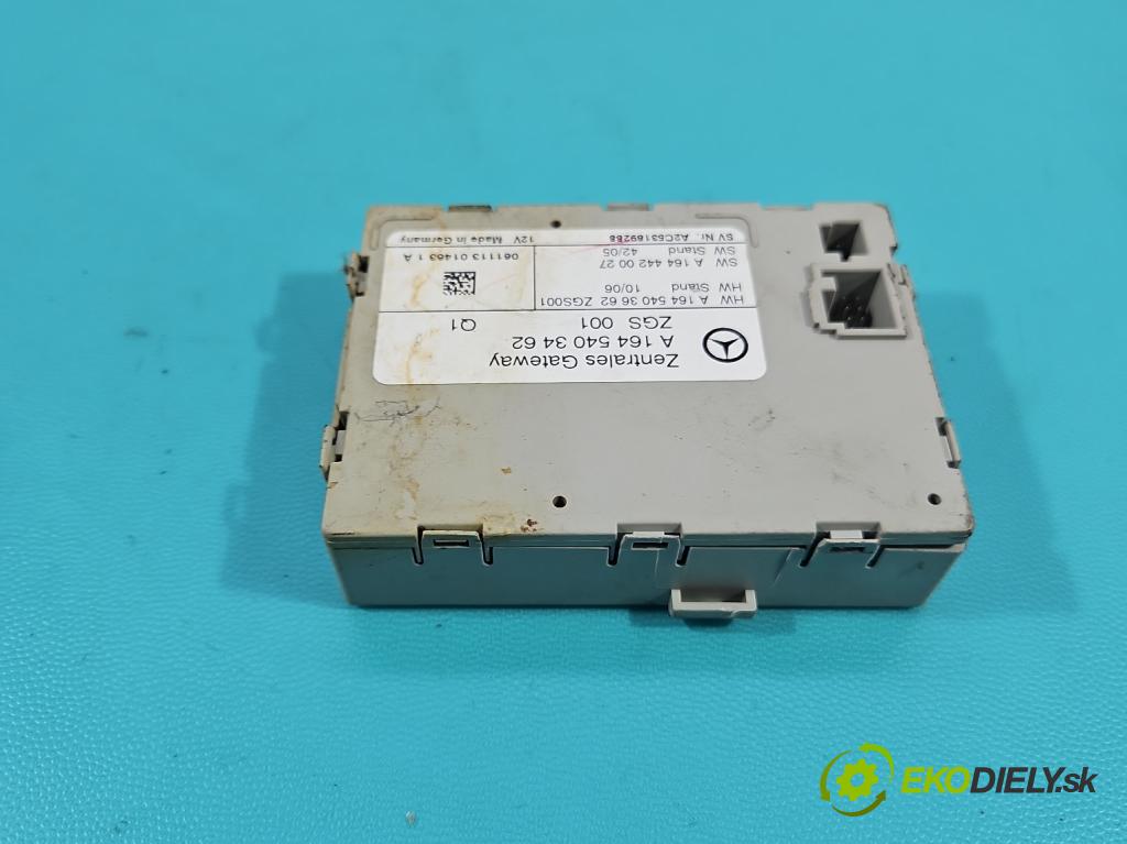 Mercedes ML W164 2005-2011 3.0 CDI V6 224hp automatic 165 kW 2987 cm3 5- riadiaca jednotka ostatné A1645403462