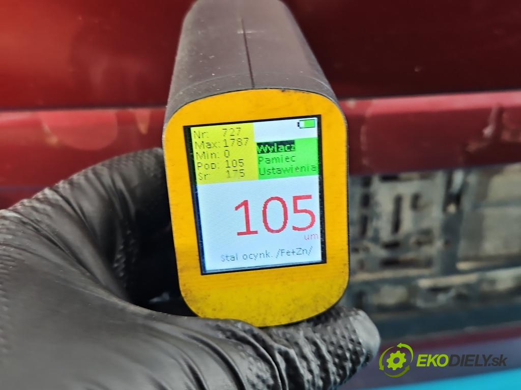 Ford Fiesta Mk6 2002-2008 1.3 8V 69KM manual 51 kW 1299 cm3 5- zadna kufor  (Kapota zadná (kufor))