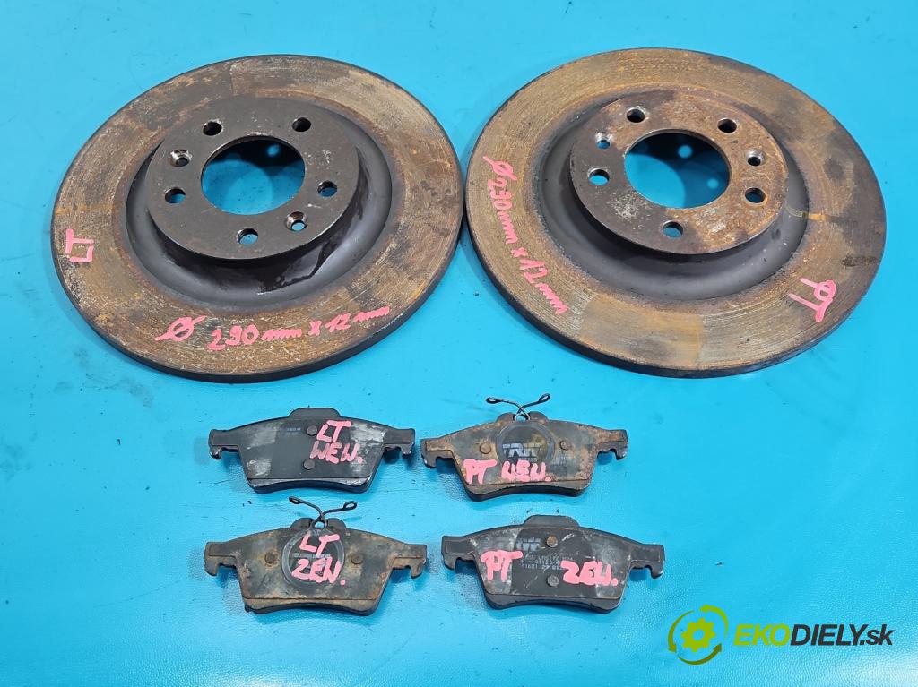 Citroen C5 II 2008-2017 2.0 hdi 136hp manual 100 kW 1997 cm3 4- Štíty: posilovač zadní 