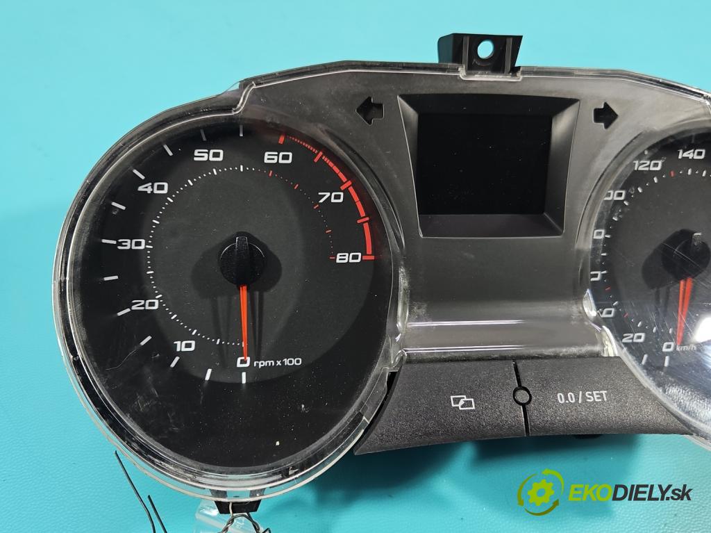 Seat Ibiza IV 6J 2008-2017 1.2 12V 69KM manual 51 kW 1198 cm3 3- Přístrojová deska 6J0920801 (Přístrojová deska)