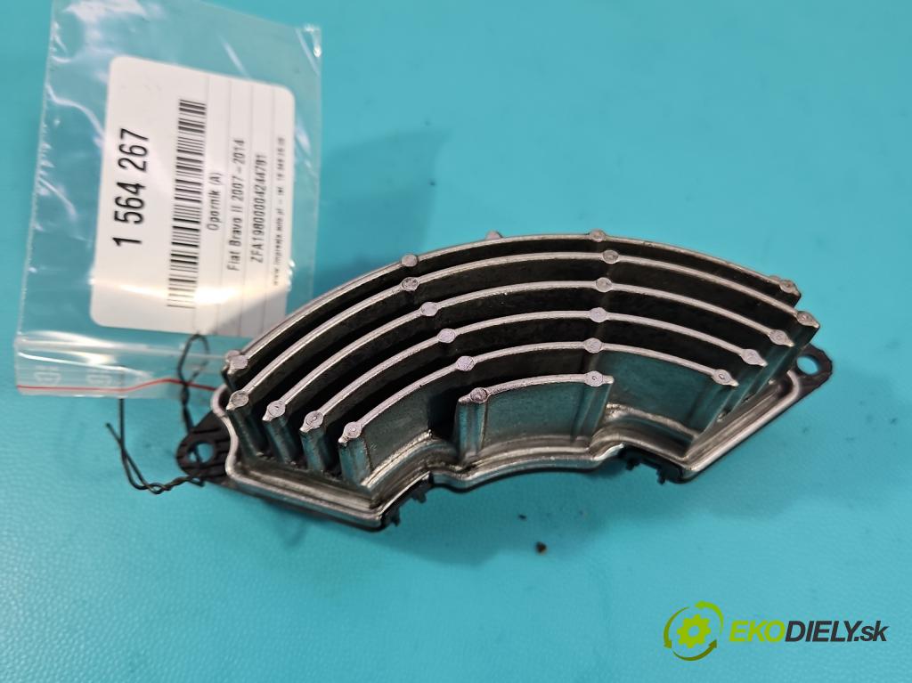Fiat Bravo II 2007-2014 1.4 T 120 HP manual 88 kW 1368 cm3 5- rezistor A43000800