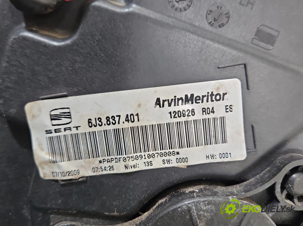 Seat Ibiza IV 6J 2008-2017 1.2 12V 69KM manual 51 kW 1198 cm3 3- mechanismus stahování přední levý 6R0959801