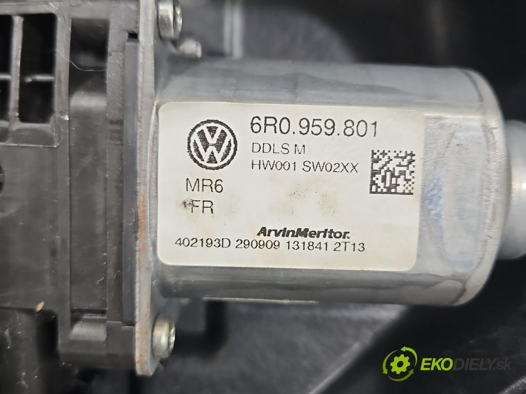 Seat Ibiza IV 6J 2008-2017 1.2 12V 69KM manual 51 kW 1198 cm3 3- mechanismus stahování přední levý 6R0959801