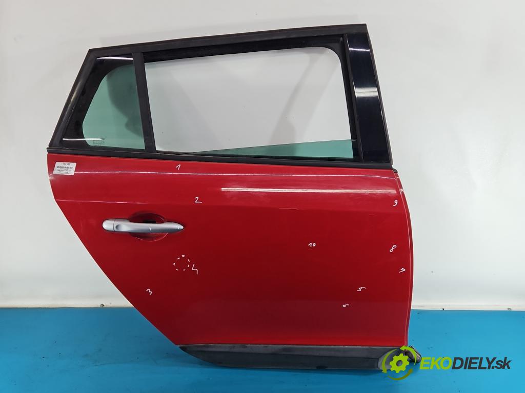 Renault Megane III 2008-2016 1.9 dci 131 HP manual 96 kW 1870 cm3 5- dvere zadné pravé  (Kľučka dverí ostatné)