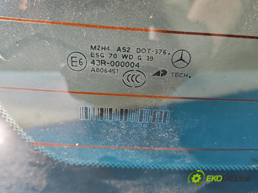Mercedes ML W164 2005-2011 3.0 CDI V6 224hp automatic 165 kW 2987 cm3 5- sklo zadná  (Sklo zadné)