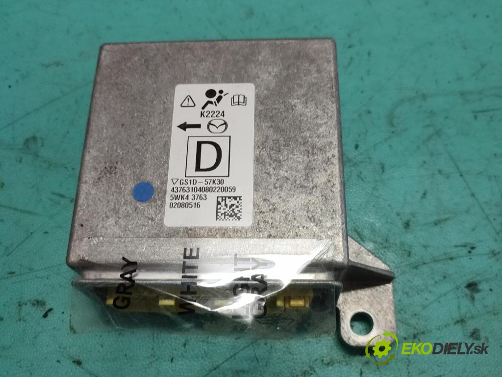Mazda 6 II GH 2007-2012 2.0 citd 140 HP manual 103 kW 1998 cm3 5- riadiaca jednotka vankúše: GS1D-57K30
