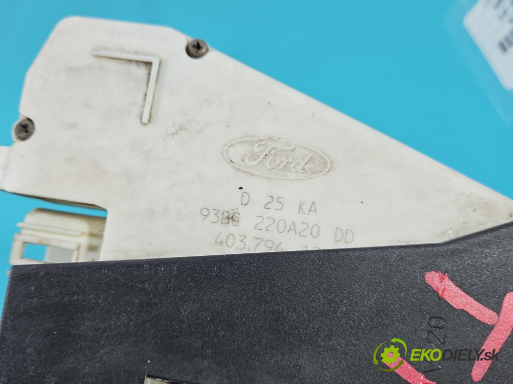 Vw Sharan I 1995-2010 1.9 tdi 116 HP automatic 85 kW 1896 cm3 5- zámok zadné pravý 93BG220A20DD