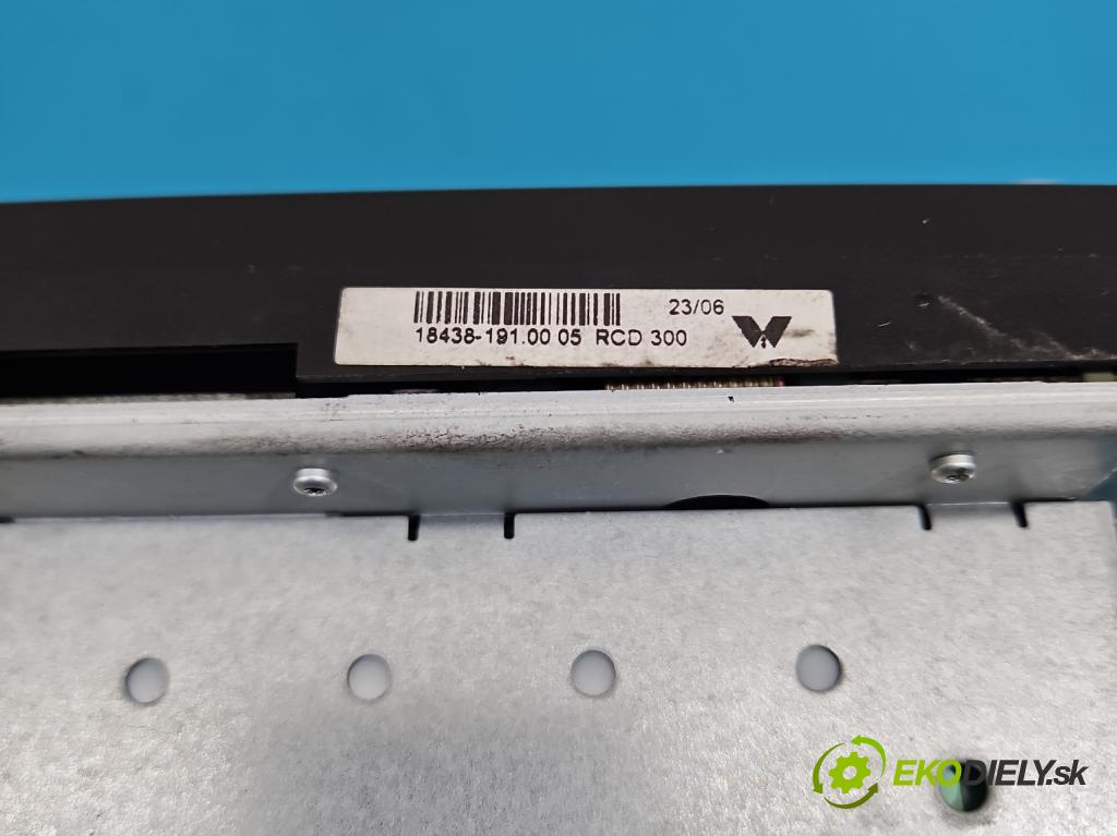 Vw Passat B6 2005-2010 2.0 tdi 140 HP manual 103 kW 1968 cm3 5- Radio originál 1K0035186R