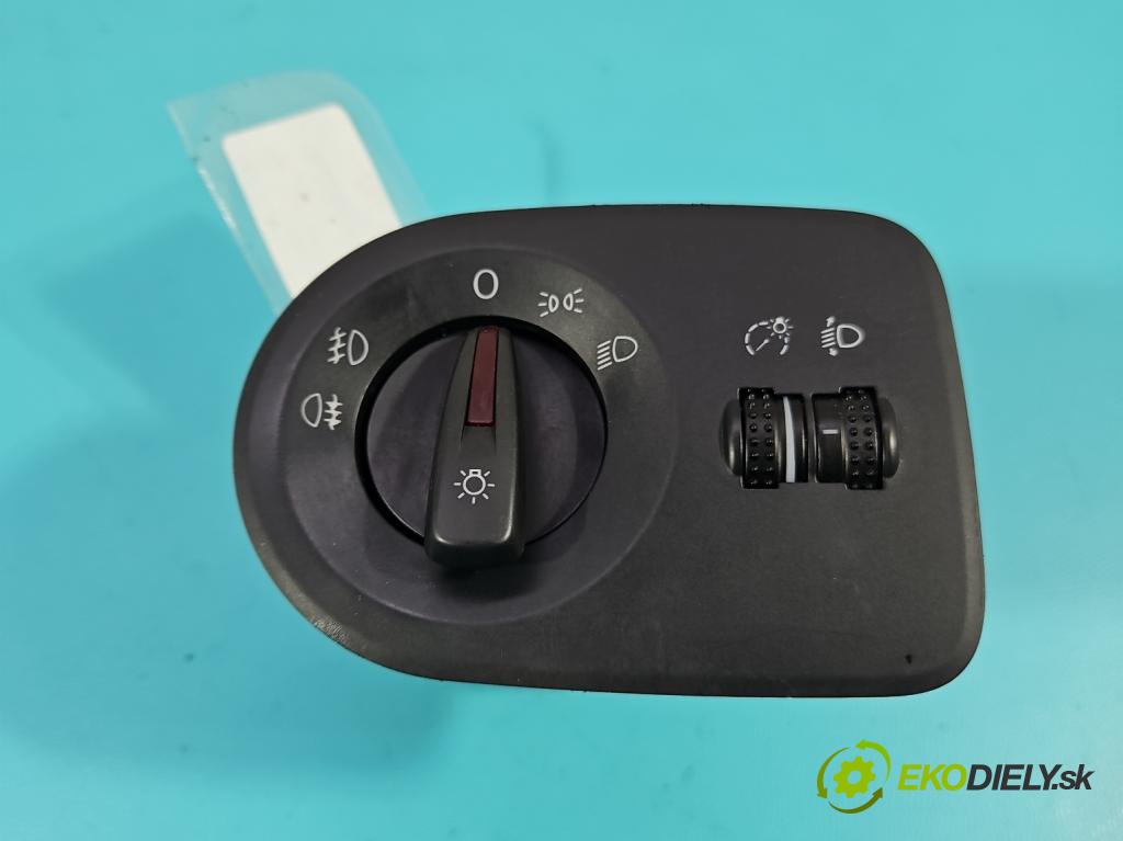 Seat Ibiza IV 6J 2008-2017 1.2 12V 69KM manual 51 kW 1198 cm3 3- prepínač světla: na doska: 6J1941531J