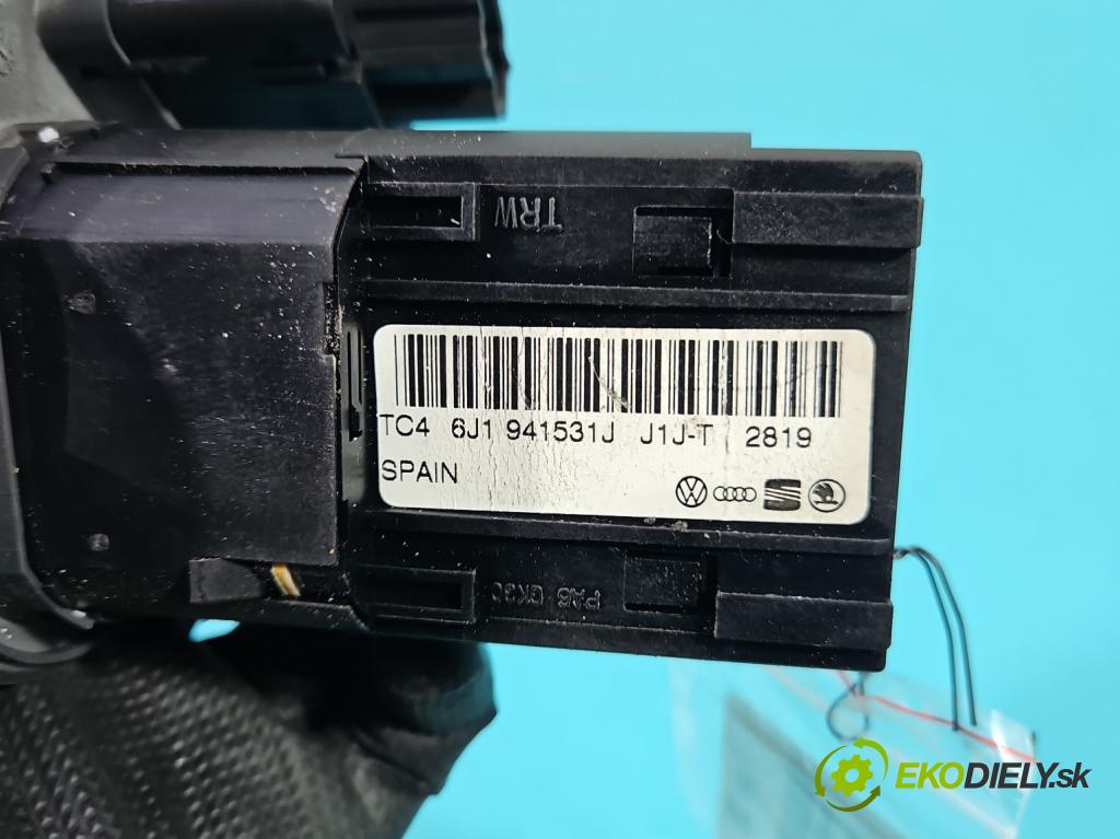 Seat Ibiza IV 6J 2008-2017 1.2 12V 69KM manual 51 kW 1198 cm3 3- prepínač světla: na doska: 6J1941531J