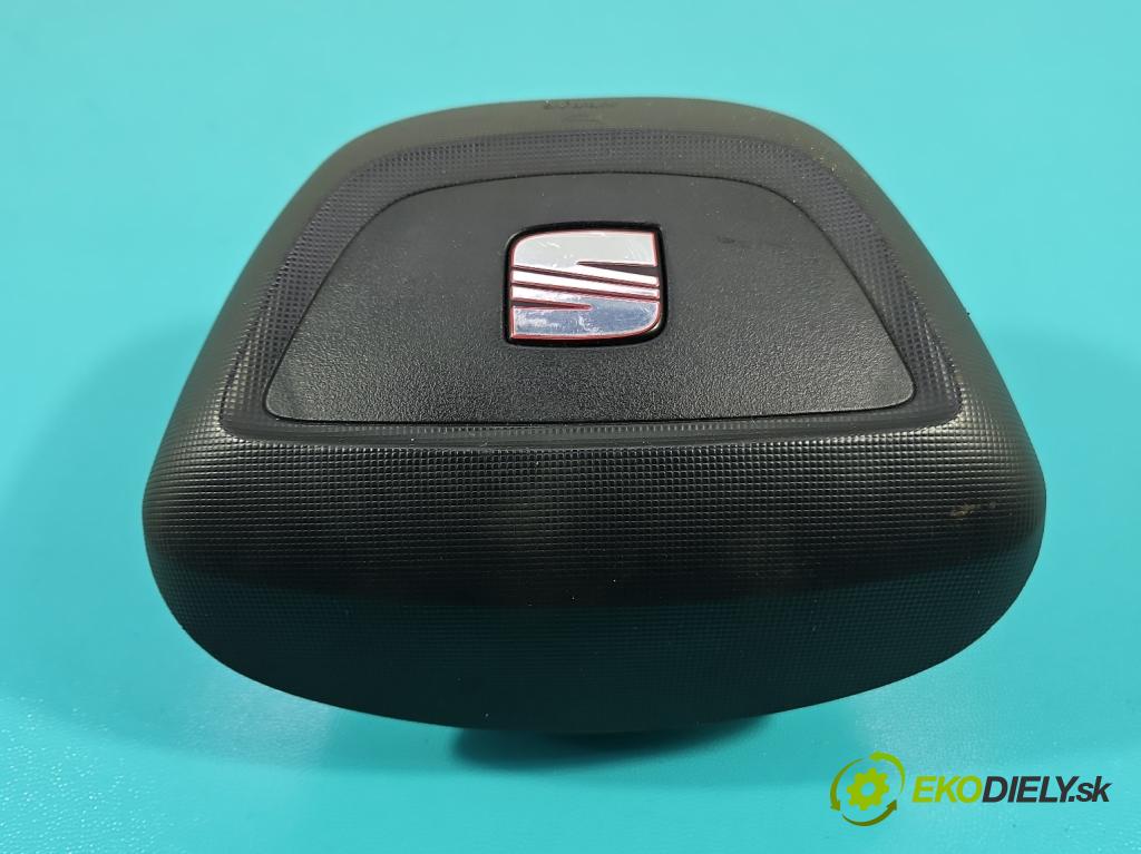 Seat Ibiza IV 6J 2008-2017 1.2 12V 69KM manual 51 kW 1198 cm3 3- Polštář: vzduch: Řidič: 6J0880201K (Airbag)