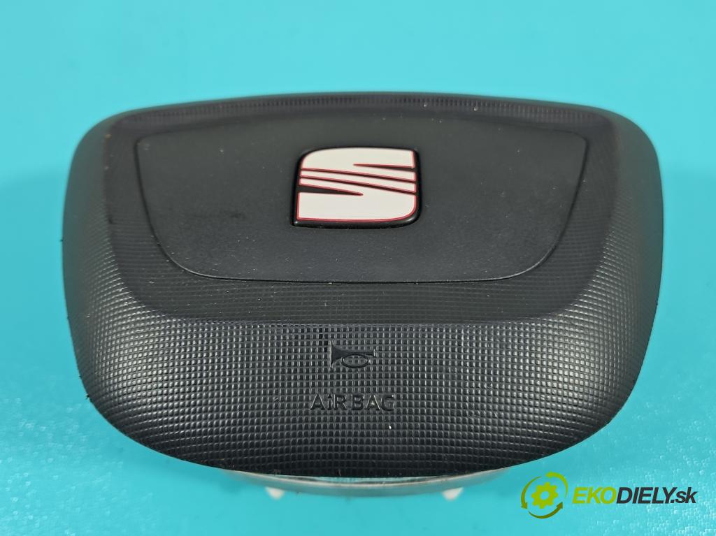 Seat Ibiza IV 6J 2008-2017 1.2 12V 69KM manual 51 kW 1198 cm3 3- Polštář: vzduch: Řidič: 6J0880201K (Airbag)
