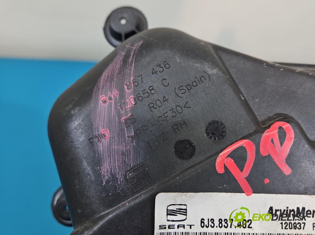 Seat Ibiza IV 6J 2008-2017 1.2 12V 69KM manual 51 kW 1198 cm3 3- mechanizmus okna predné pravý 6R0959802B