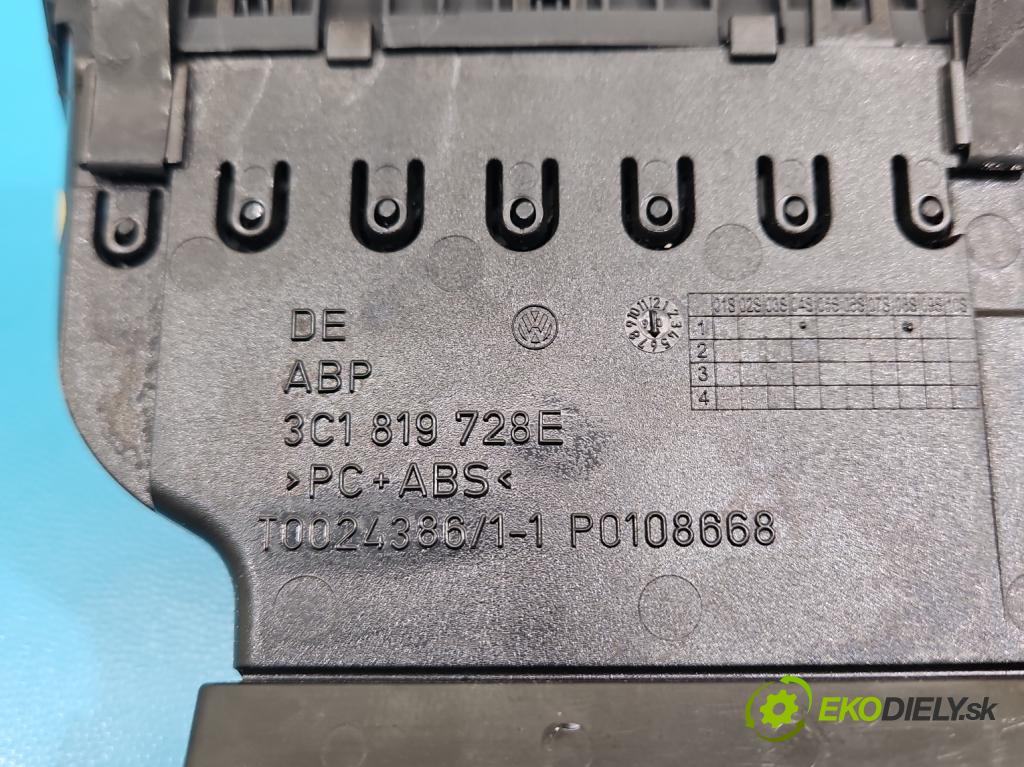 Vw Passat B6 2005-2010 2.0 tdi 140 HP manual 103 kW 1968 cm3 5- Mřížka: kúrenia stredová 3C2819728D (Mriežka kúrenia (fukár))