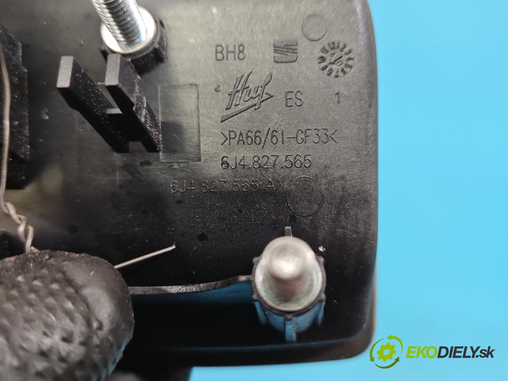 Seat Ibiza IV 6J 2008-2017 1.2 12V 69KM manual 51 kW 1198 cm3 3- klika kufrových dveří zadní 6J4827565