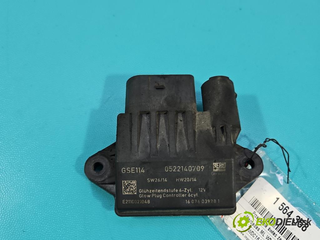 Mercedes ML W164 2005-2011 3.0 CDI V6 224hp automatic 165 kW 2987 cm3 5- Relé: svíčky: zařicích: 0522140709 (Relé)