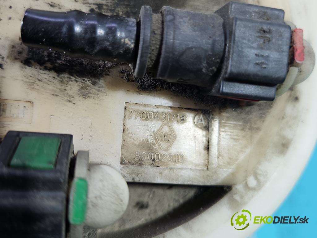 Renault Scenic I 1996-2003 1.6 16V 107 HP manual 79 kW 1598 cm3 5- čerpadlo palivo 7700431718