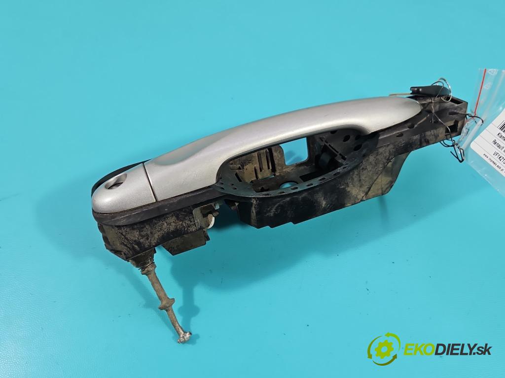 Renault Megane III 2008-2016 1.9 dci 131 HP manual 96 kW 1870 cm3 5- rukoväť predné ľavé mimo: 806070032R (Kľučka dverí vonkajšia predná ľavá)