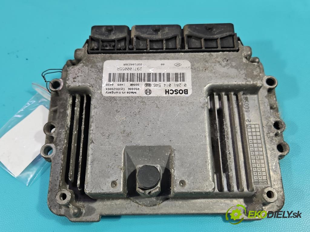 Renault Megane III 2008-2016 1.9 dci 131 HP manual 96 kW 1870 cm3 5- riadiaca jednotka motora 0281014546