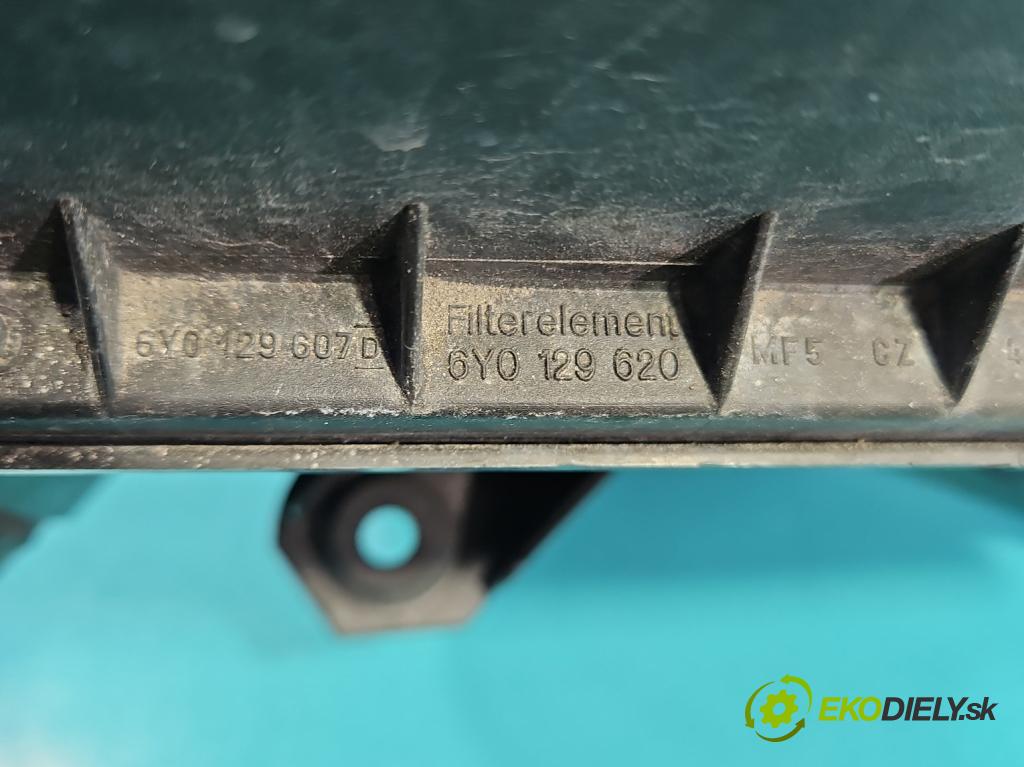 Seat Ibiza IV 6J 2008-2017 1.2 12V 69KM manual 51 kW 1198 cm3 3- obal filtra vzduchu 6Y0129607D (Kryt vzduchového filtru)