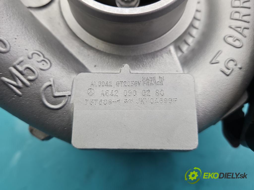 Mercedes ML W164 2005-2011 3.0 CDI V6 224hp automatic 165 kW 2987 cm3 5- turbodúchadlo, turbo repasovaná 757608-1