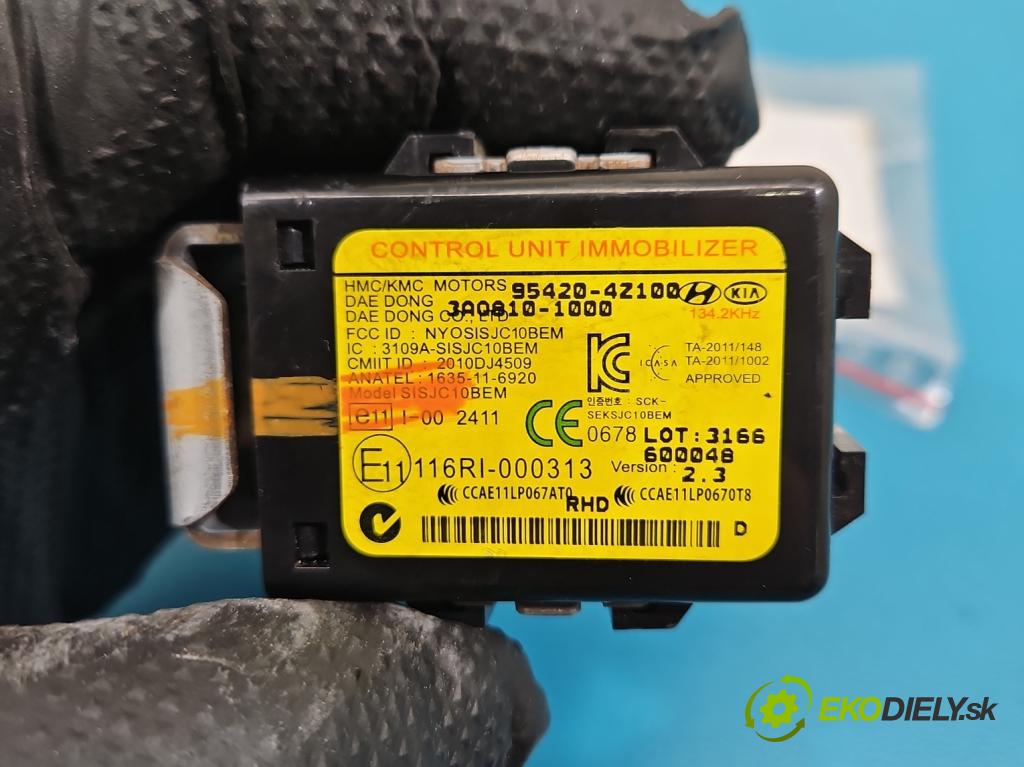 Hyundai Santa Fe III 2012–2018 2.4 GDI 190 HP automatic 140 kW 2359 cm3 5- riadiaca jednotka ostatné 95420-4Z100