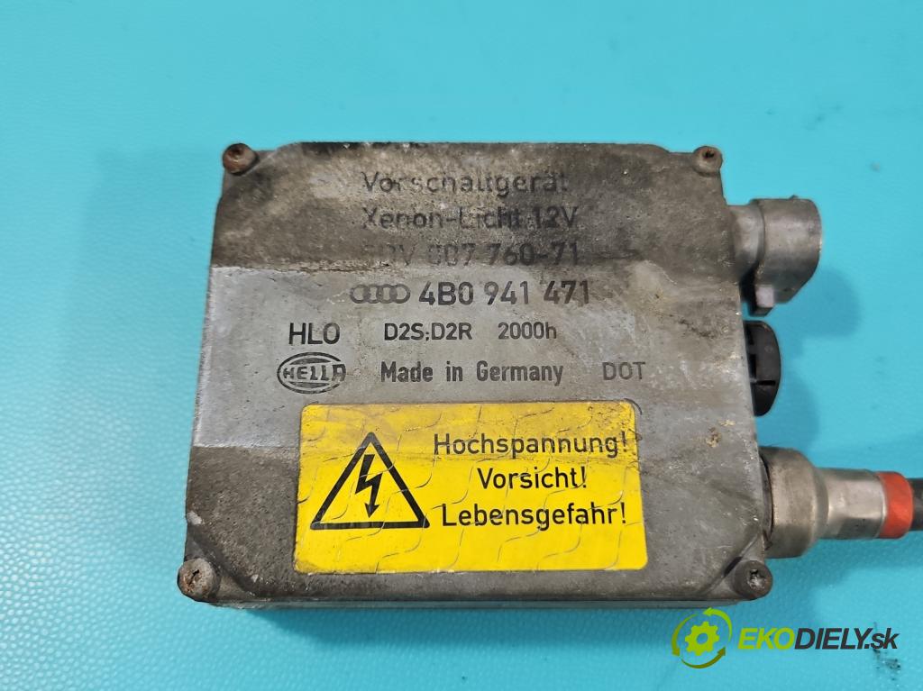Audi A6 C5 1997-2004 2.5 tdi 179KM automatic 132 kW 2496 cm3 5- střídač: xenon 4B0941471 (Riadiaca jednotka xenónu)