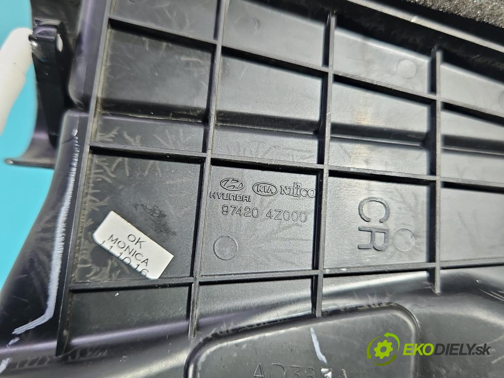 Hyundai Santa Fe III 2012–2018 2.4 GDI 190 HP automatic 140 kW 2359 cm3 5- Mřížka: kúrenia stredová 97420-4Z000 (Mriežka kúrenia (fukár))